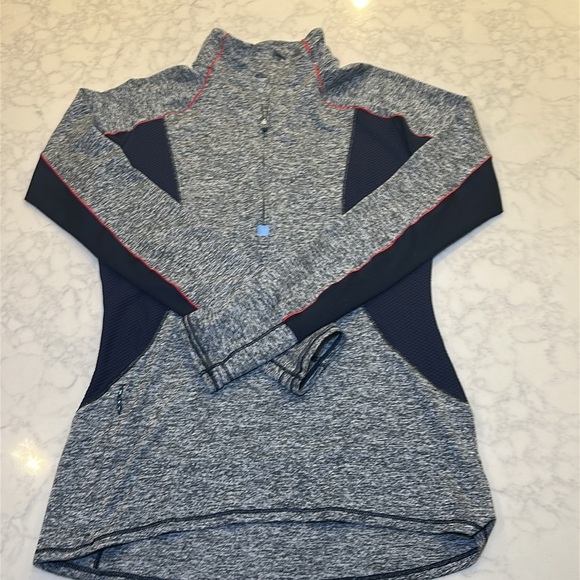 Athleta Running Wild Women’s Colorblock Half Zip Pullover Size XS - Picture 6 of 9